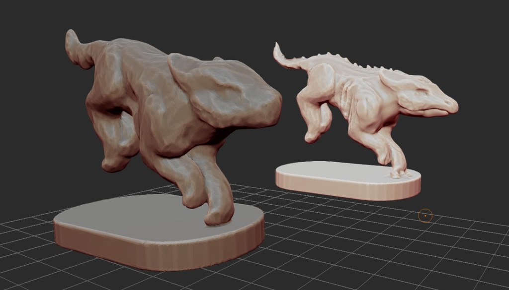 Demon Lizard Dragon Wolf Dog Thing