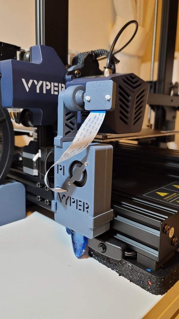 Anycubic Vyper Raspberry 4b (+3b) housing with camera attachment