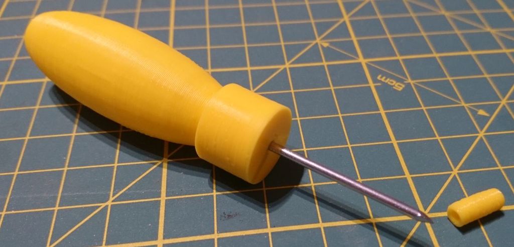 Stitching Awl assembly for nail