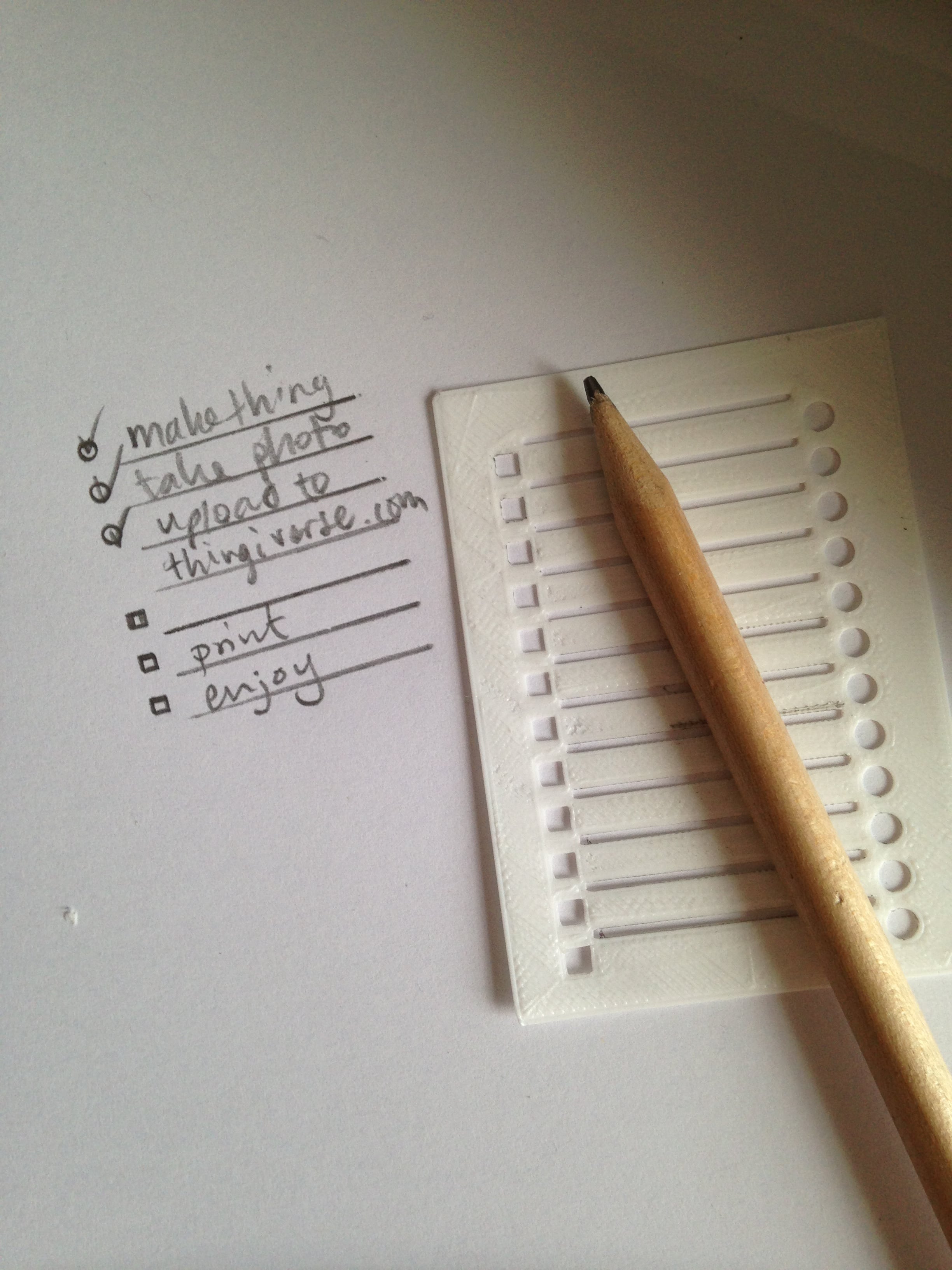 Thin todo list maker/stencil