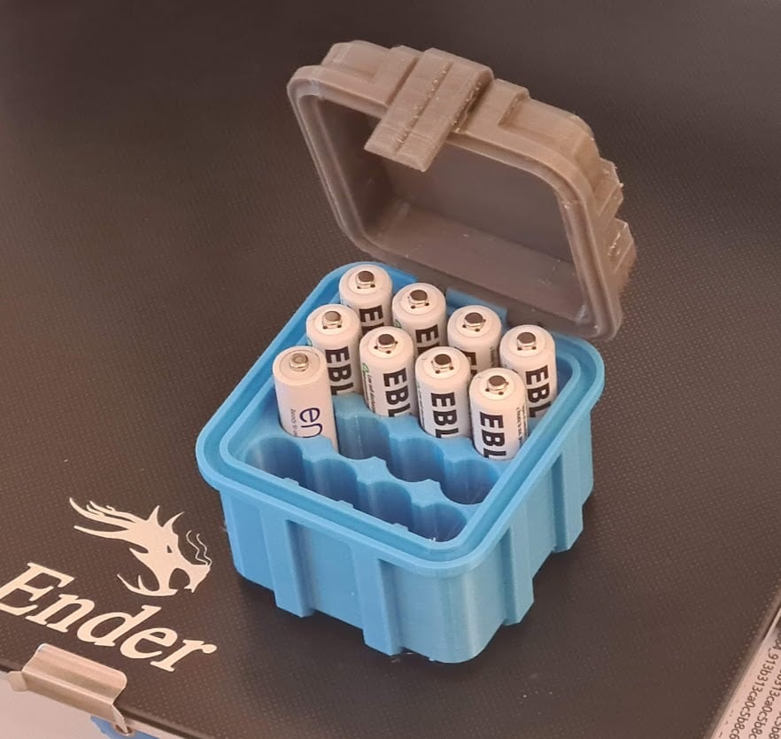 Improved AAA Battery Storage Box
