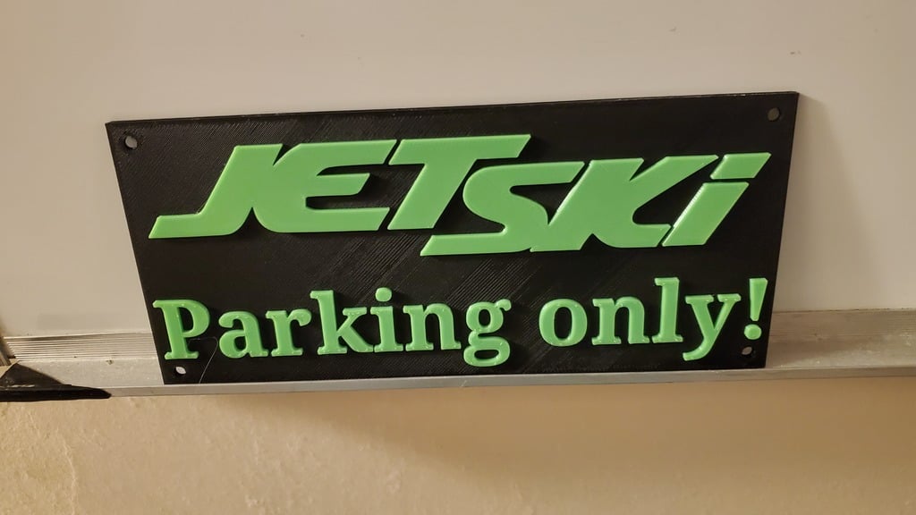Sign: Jetski Parking Only 