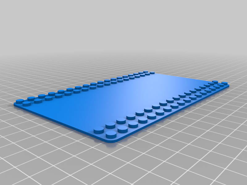 lego plate with road