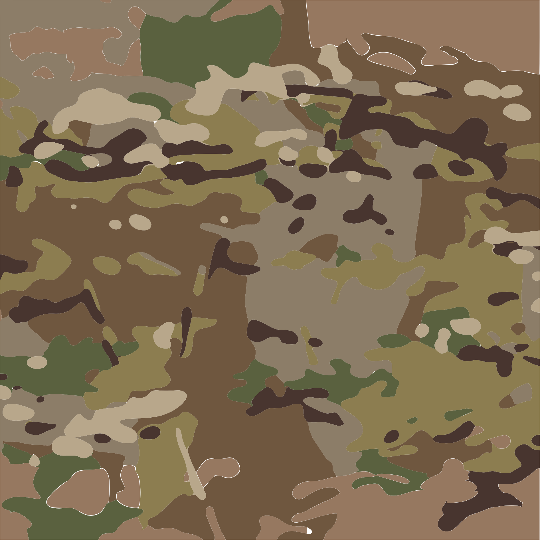 Camouflage Stencil Set