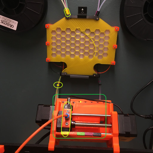 MMU - Color Coded Filament Path  / Filament Buffer enhancement