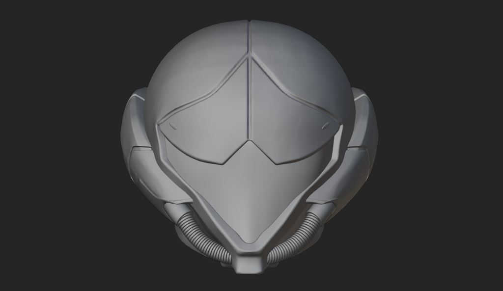 Samus Aran Helmet. Metroid Dread Version
