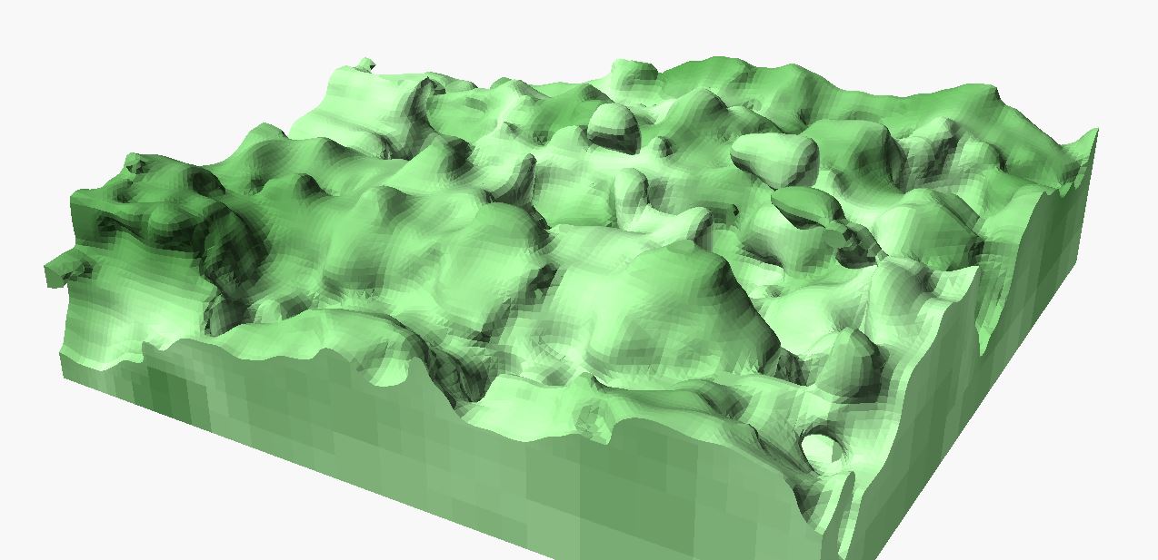 TerrainTile  - All OPENSCAD