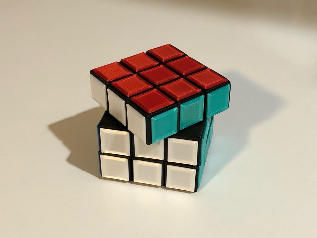 Fully 3D Printable Rubik's Cube