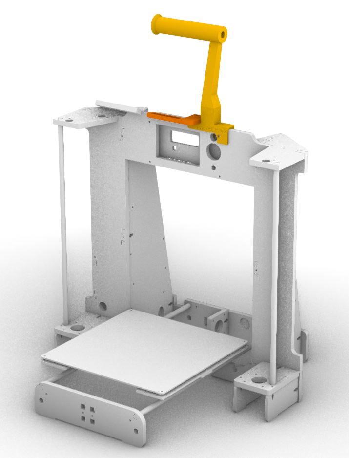 Anet A6 Prusa Inspired Spool Holder and filament guide