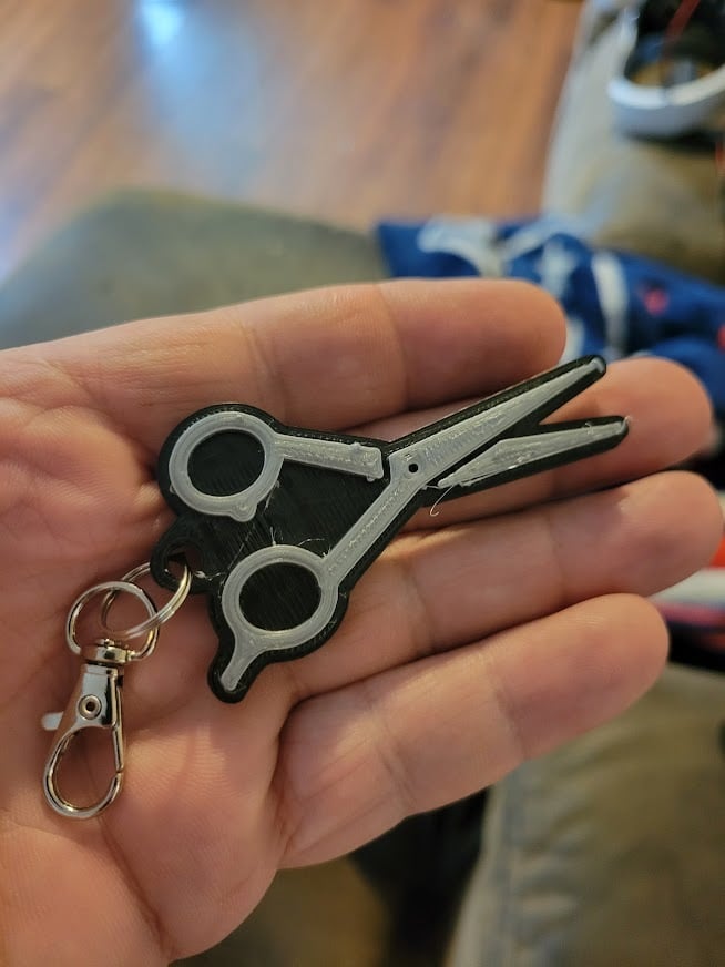 Stylist Scissors Key Chain
