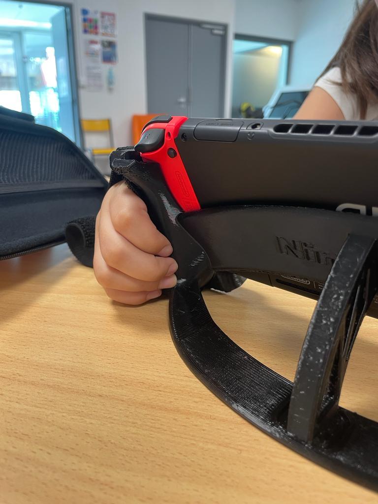 Adapted Nintendo switch grip