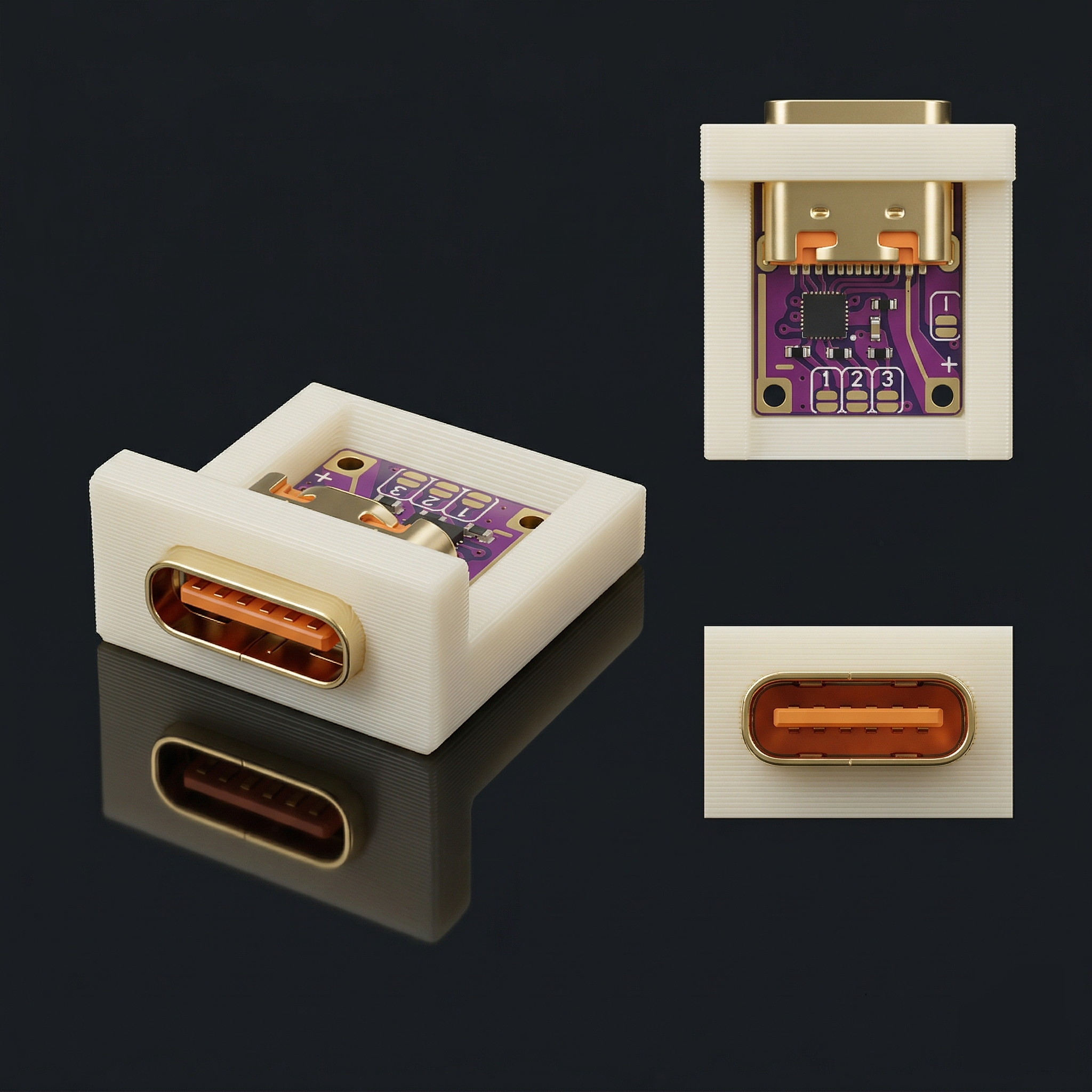 USB Type-C Power Trigger Mount / Holder