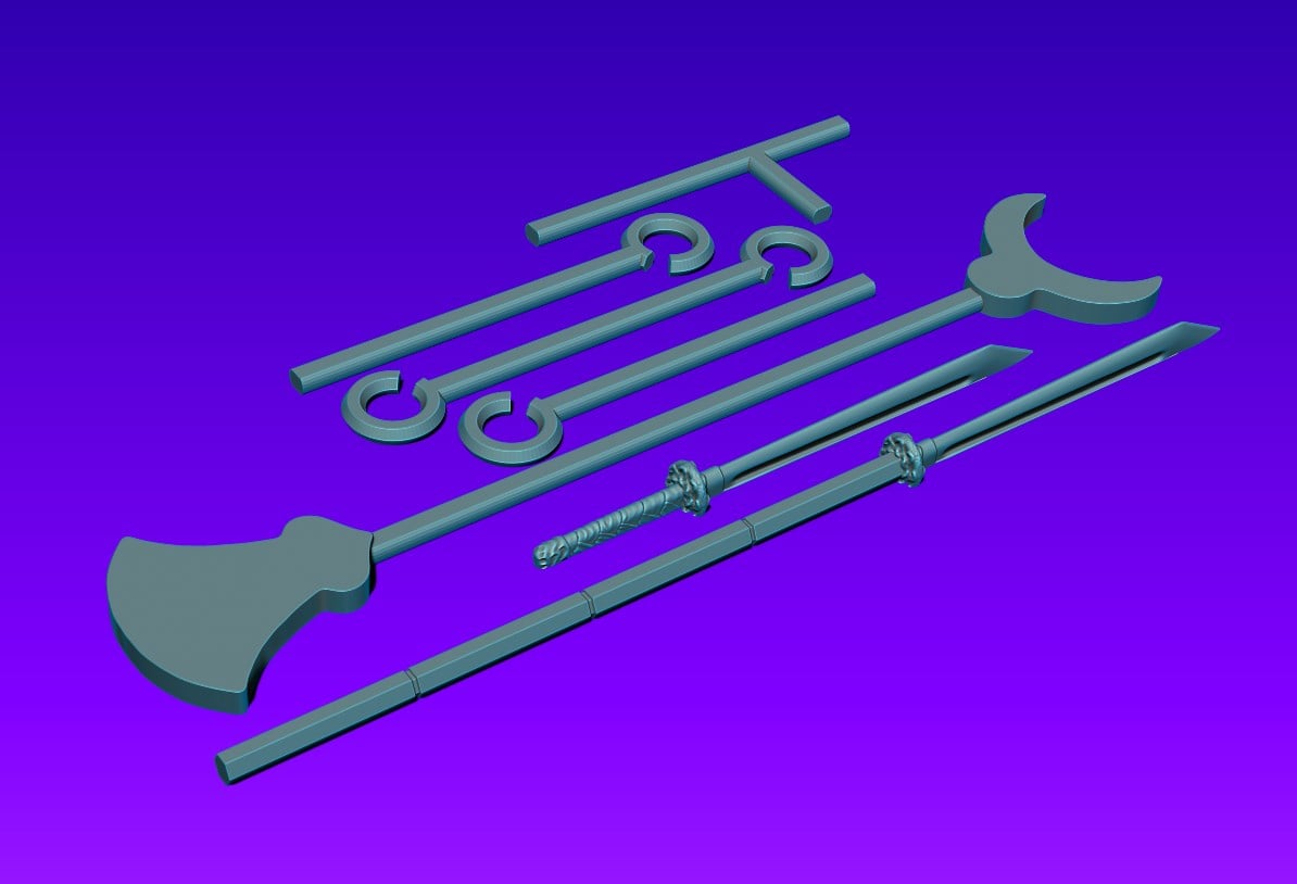 Dummy 13 Weapons - Blue Eye Samurai