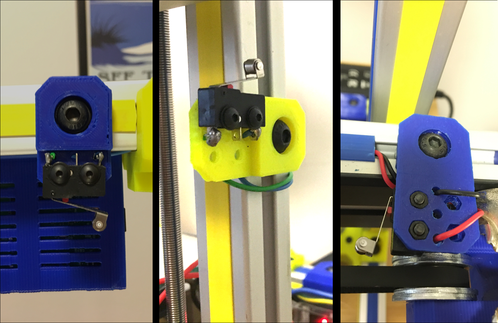 Endstop Mounts for 25mm Extruded Aluminum Profile