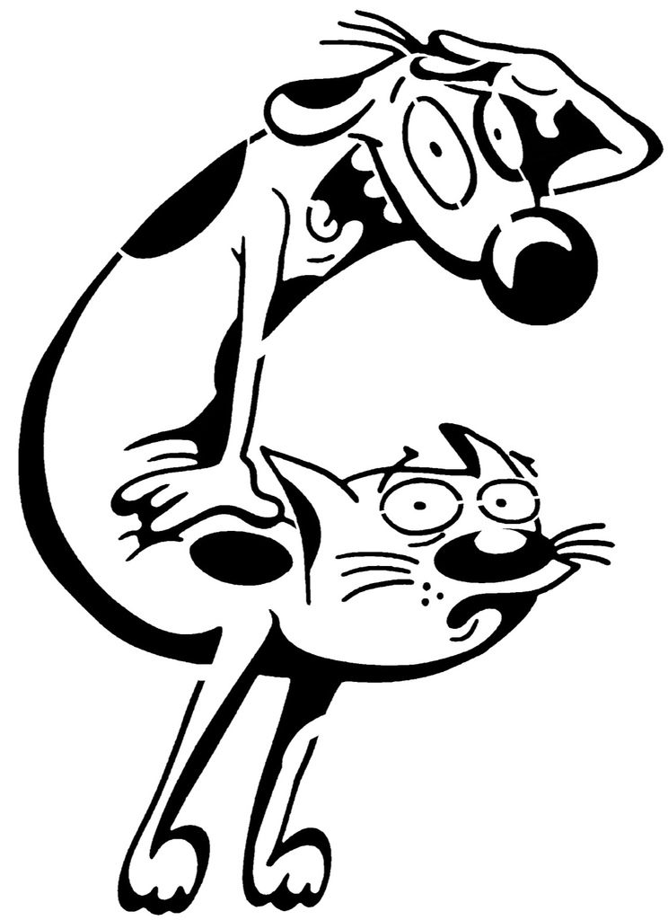 CatDog stencil