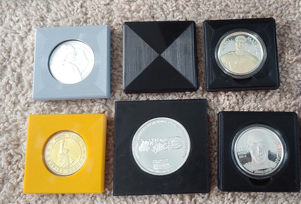 Coin Holder Boxes for 1 oz capsules