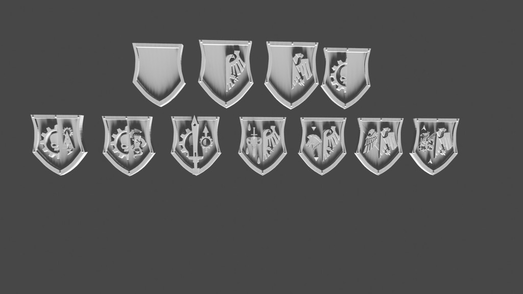 Imperial Knights Heraldry Shields 