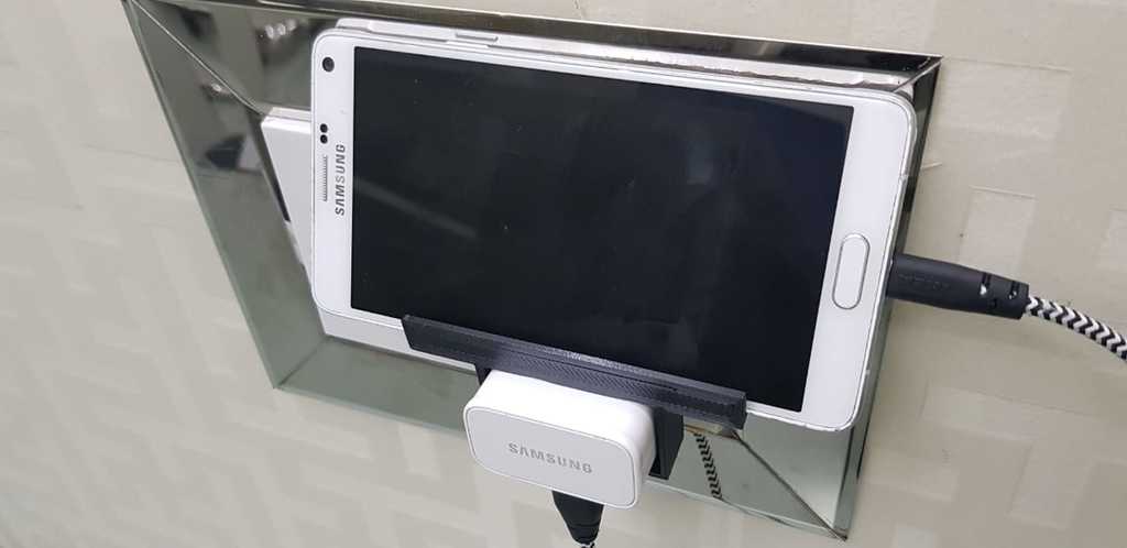 Samsung charger phone holder