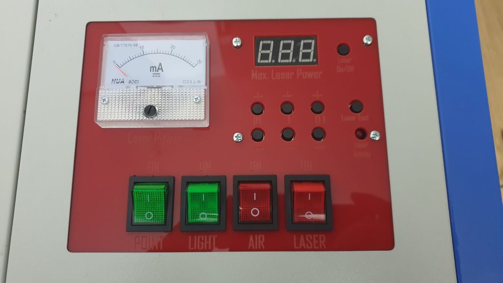 K40 Laser custom control panel