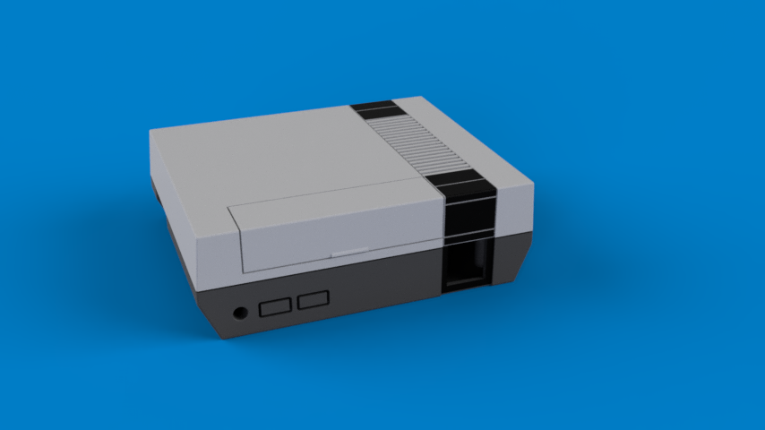 Raspberry pi 2 B 1.1 Nintendo Entertainment System (NES) Case with 40mm fan, LED