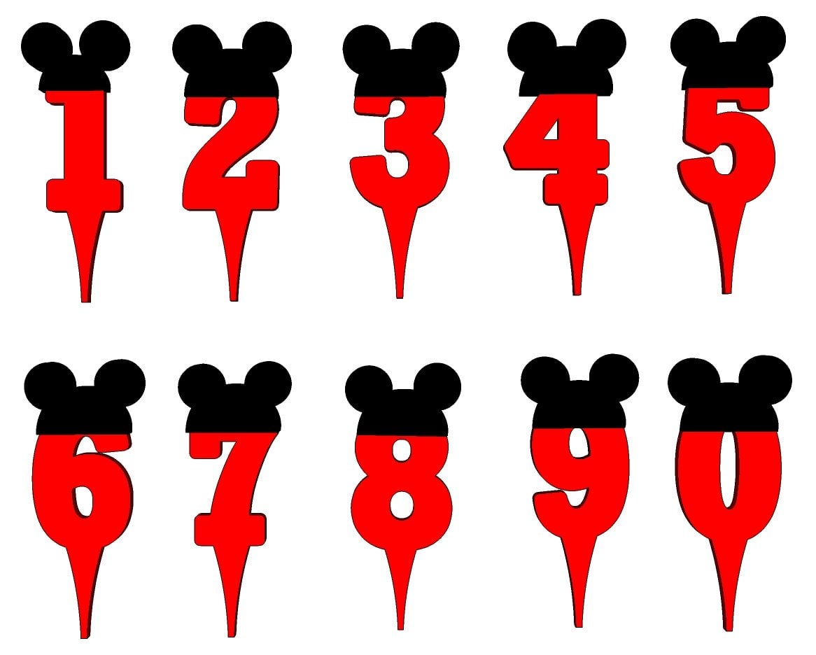 MIckey Mouse Birthday Cake Decoration