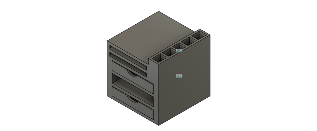 Desk Storage Unit (With Optional Drawers)
