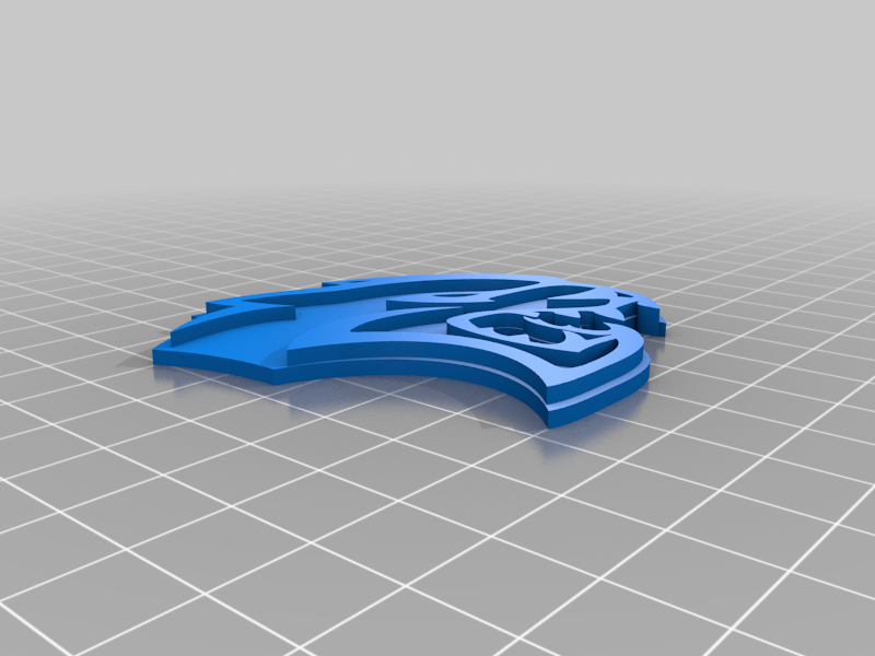 Hellcat badge with backing