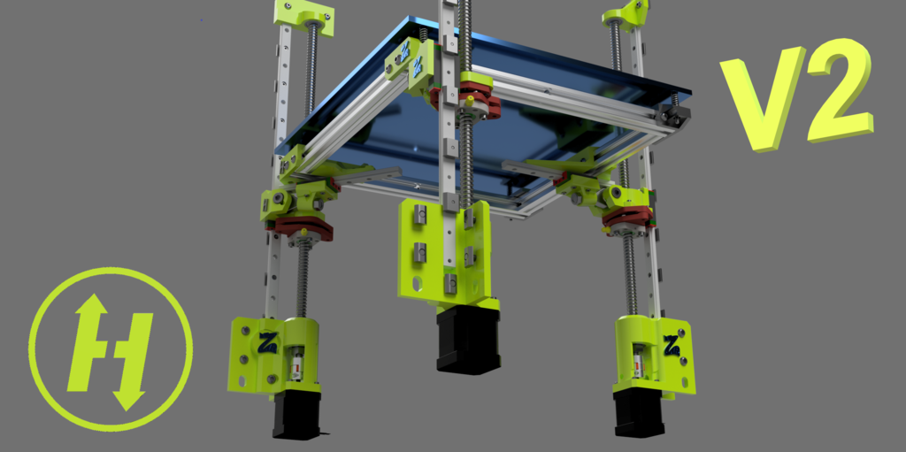 HevORT ZR V2 - MGN Rail assisted self leveling Z Axis with Ball screw and Z Wobble Management