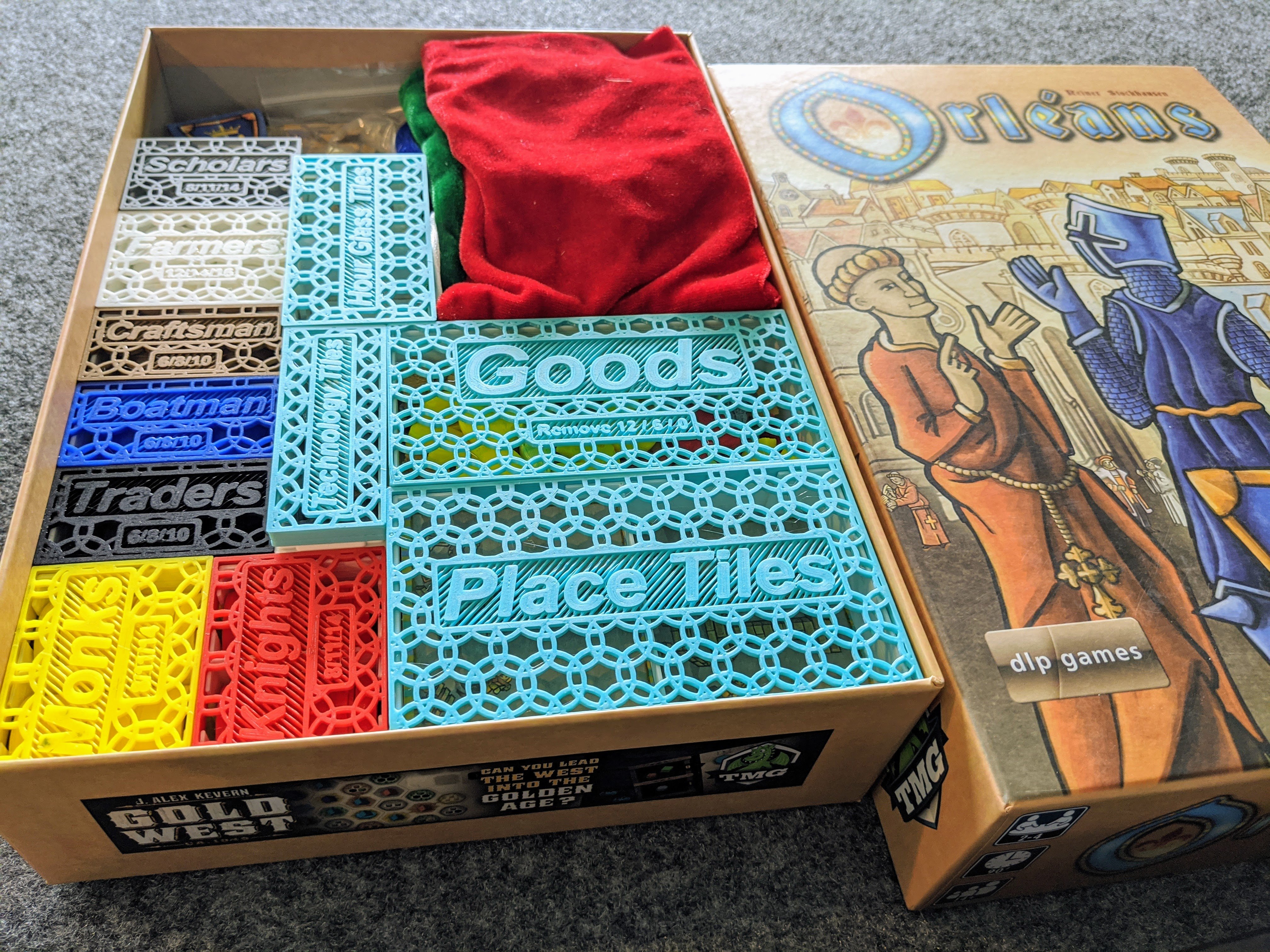 Orleans - Insert (lids), Tokens, Resources