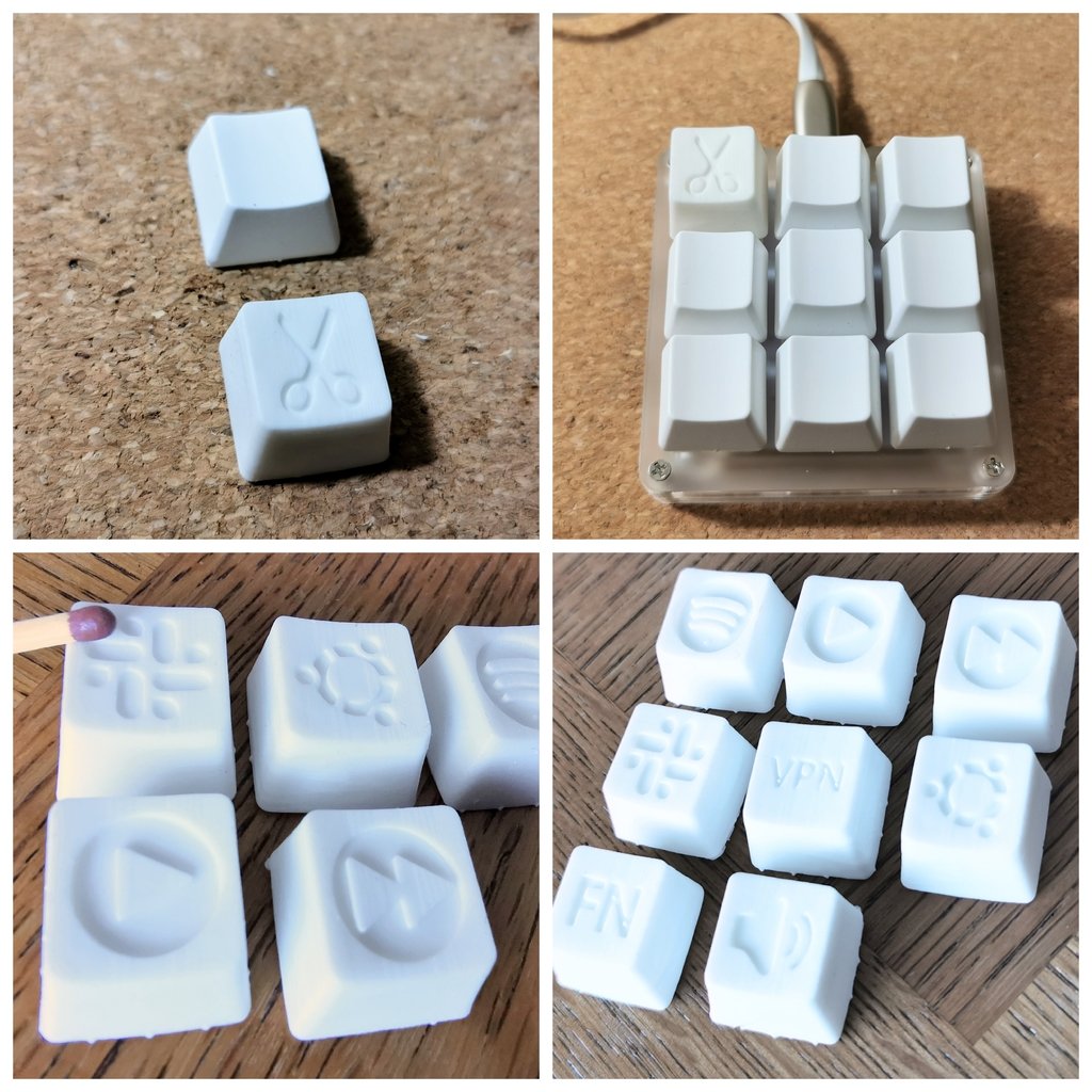 Keycap for resin/sla printing