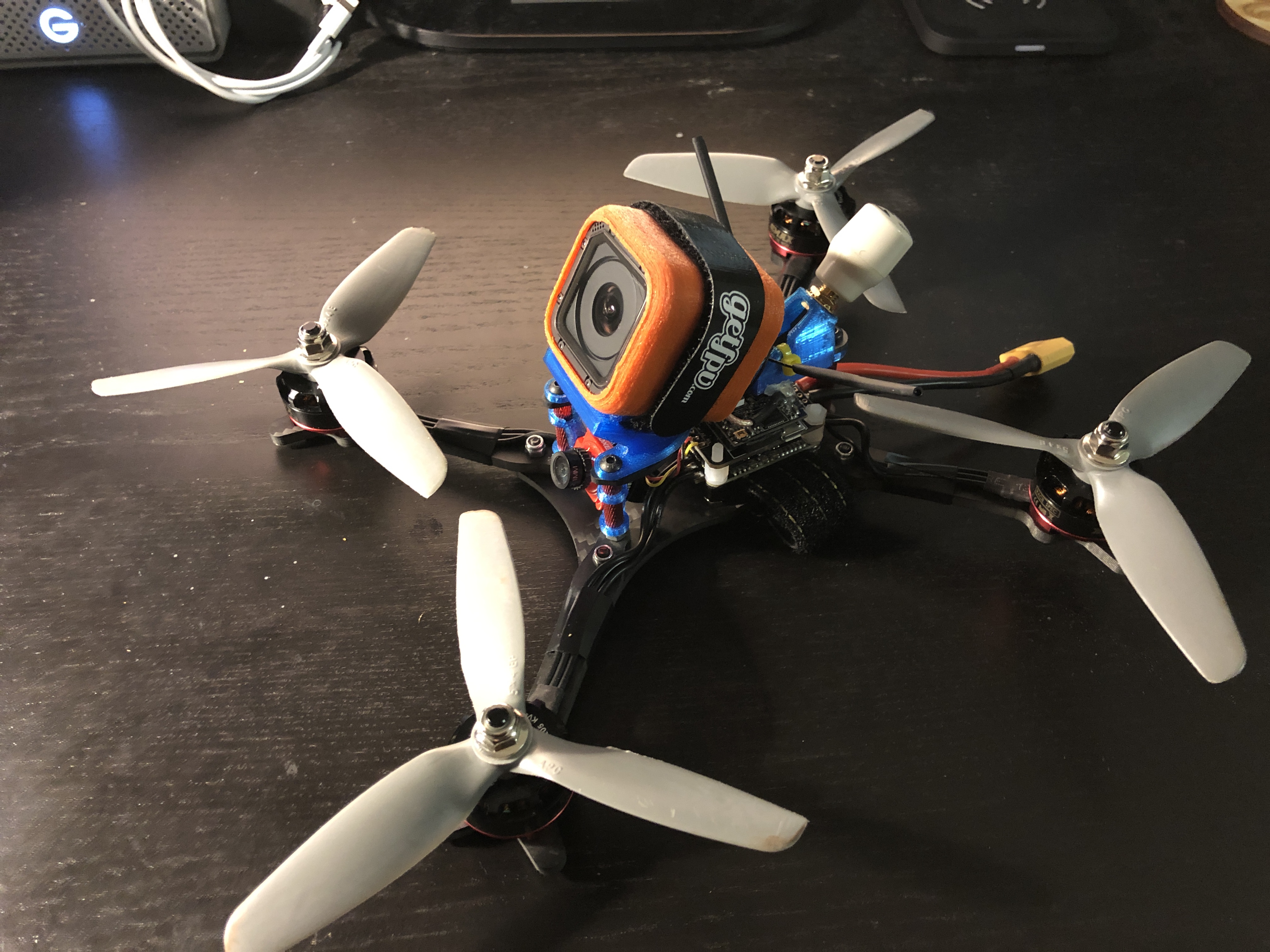 Floss v1 GoPro Mount, Battery Pad, Antenna Mount