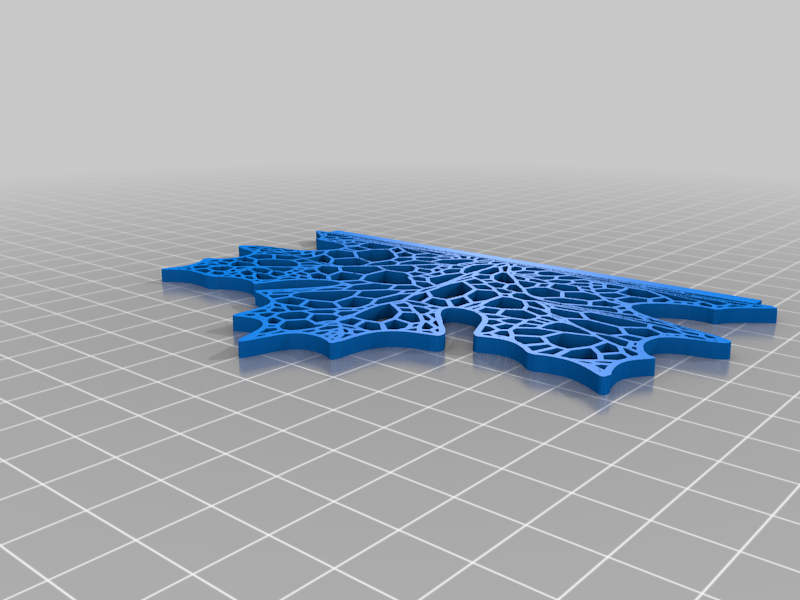 Voronoi Fall Leaf Napkin Holder 2
