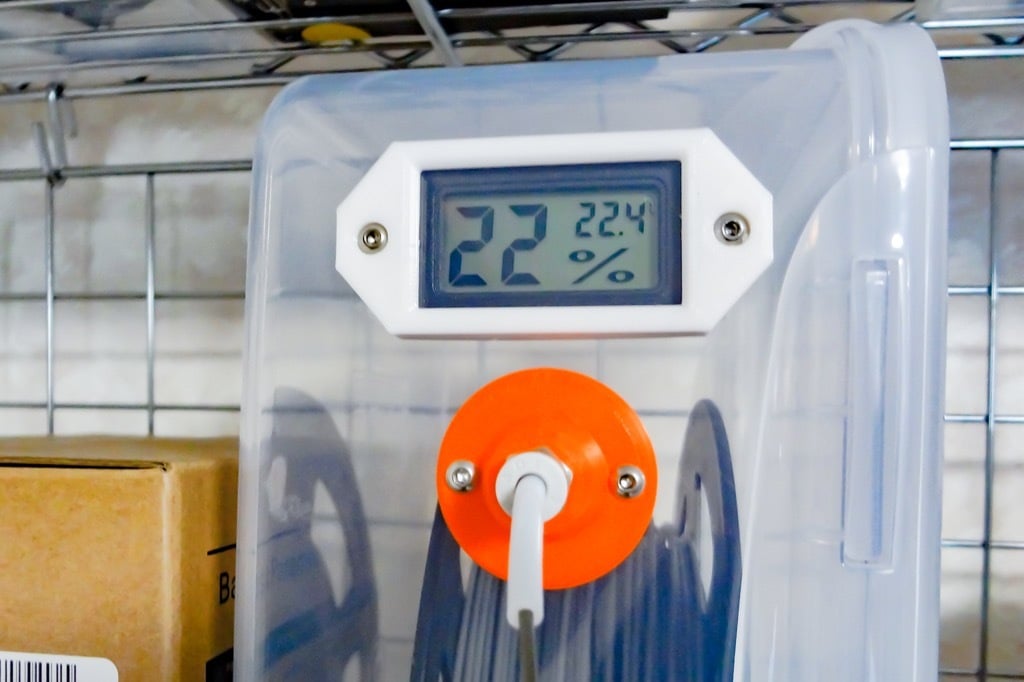 Filament drybox hygrometer adapter