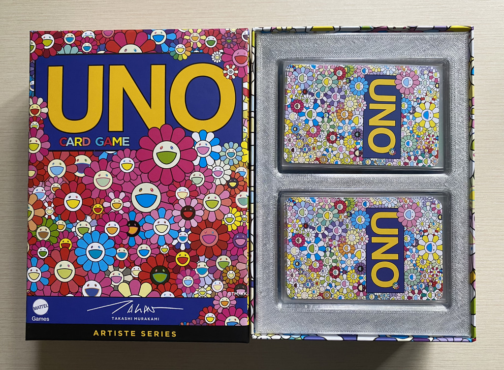 Card organizer for UNO Artiste Series - Takashi Murakami