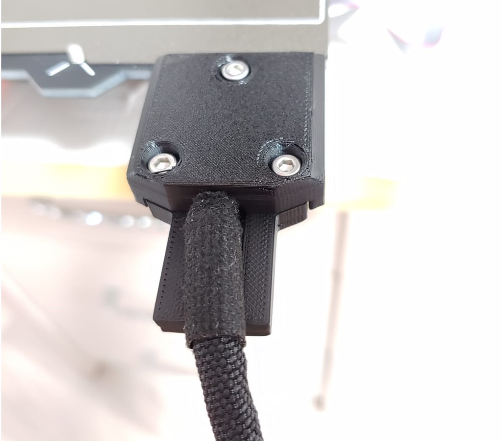 Prusa MK3 Heatbed Cable cover redesign