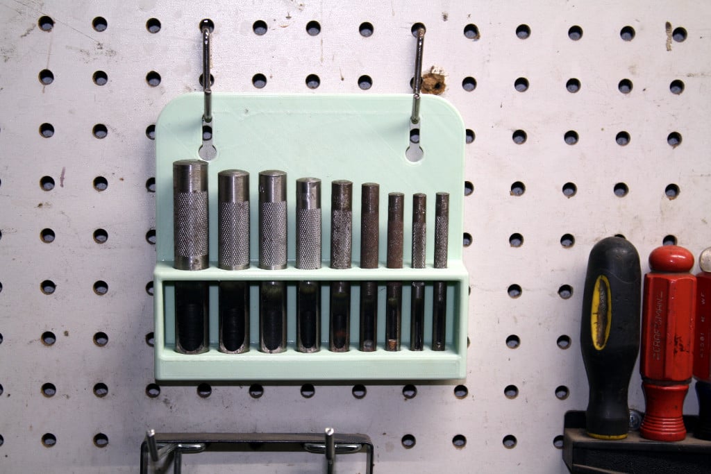Harbor Freight Hollow Punch Set Pegboard Rack