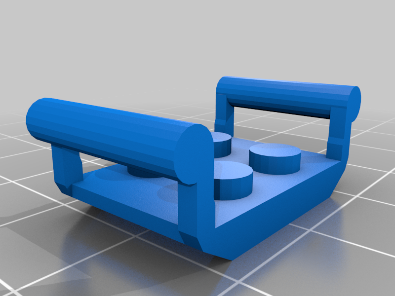 LEGO Roller Coaster Compatible 2 Stud Track
