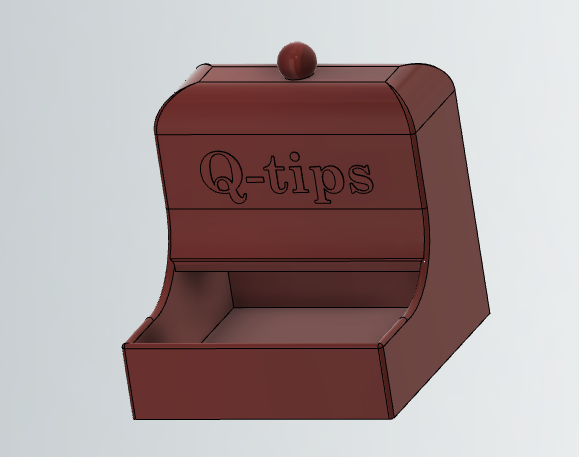 Q-tip holder