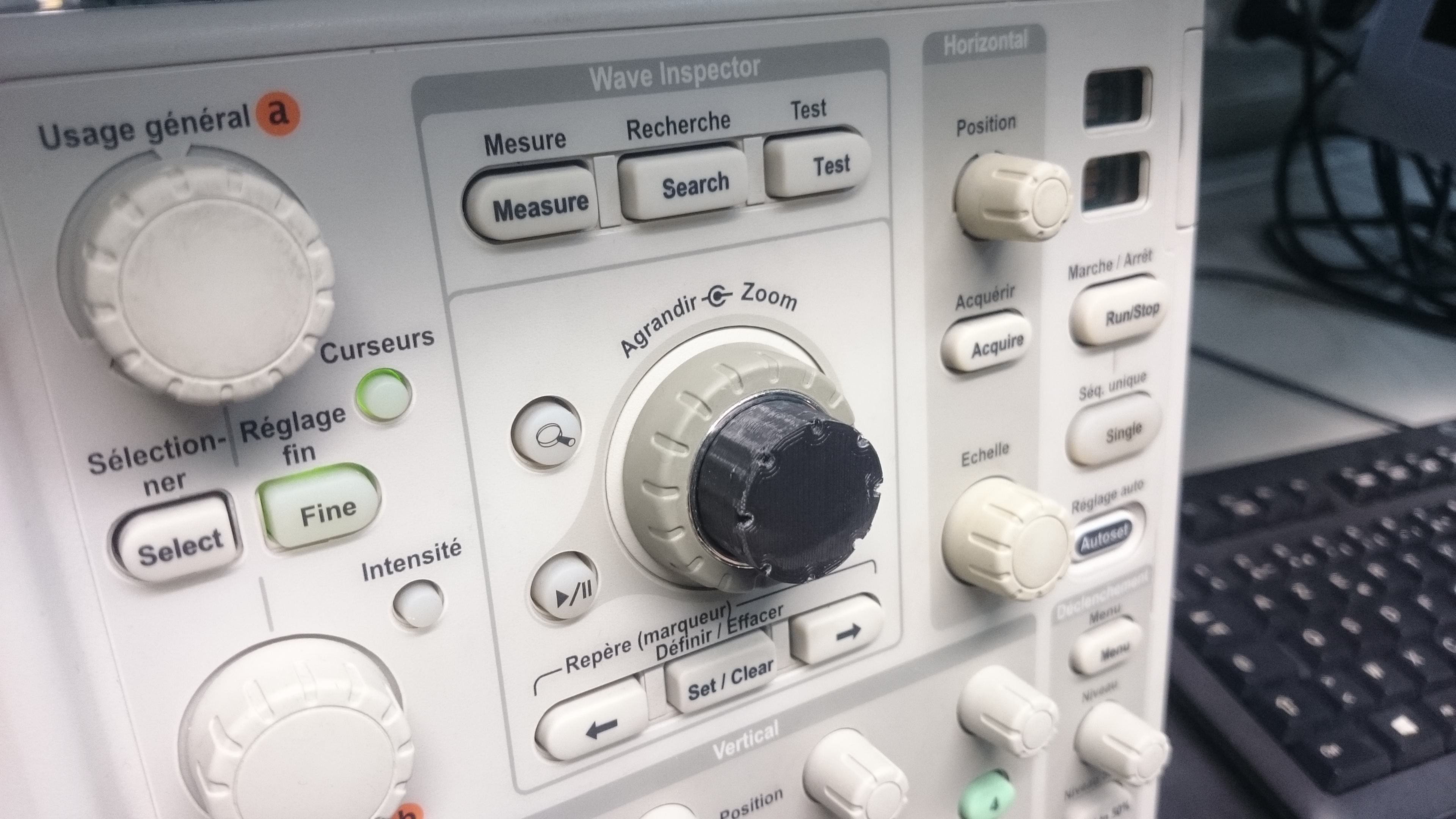 Tektronix oscillocope DPO4034 spare button
