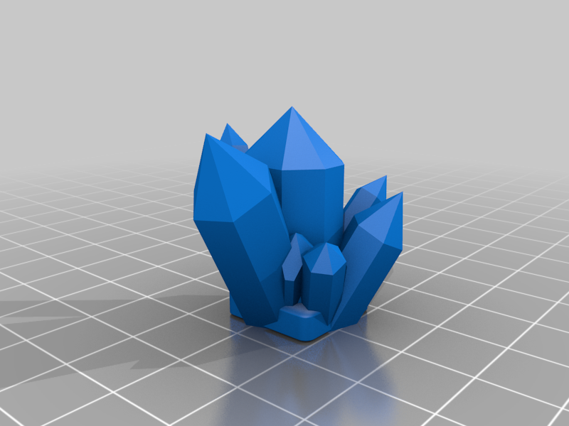 Lego Compatible crystal cluster