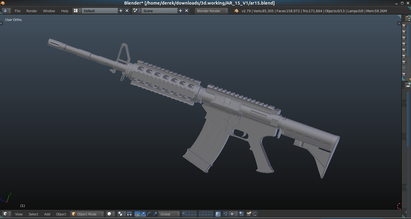 AR15 - Repaired, Modified, and Split