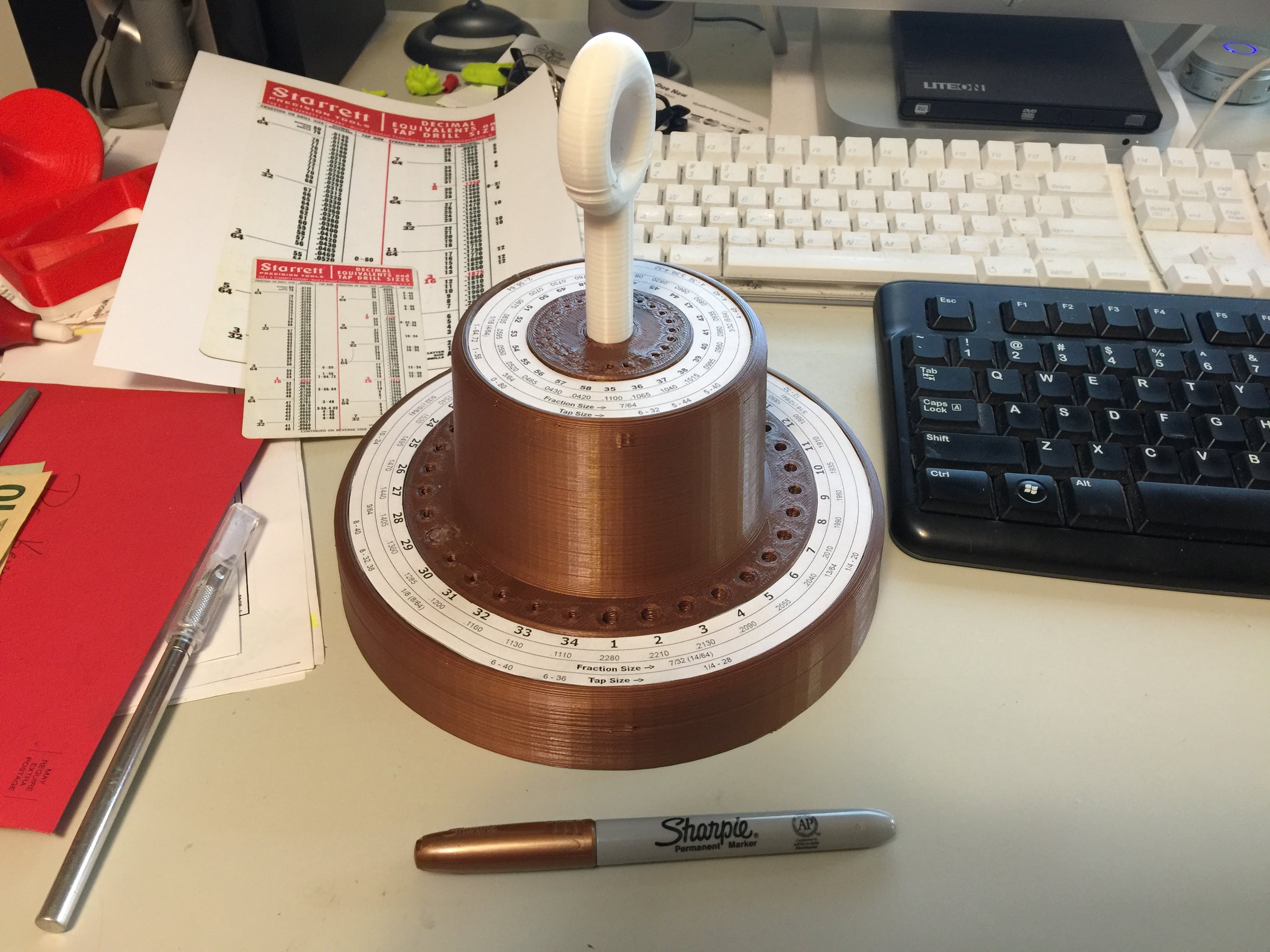 Copy of old drill bit index / stand