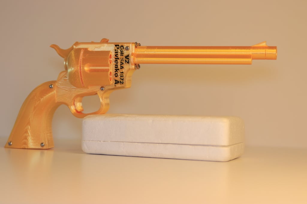 Rubber Band Gun Colt .45 SAA 1872