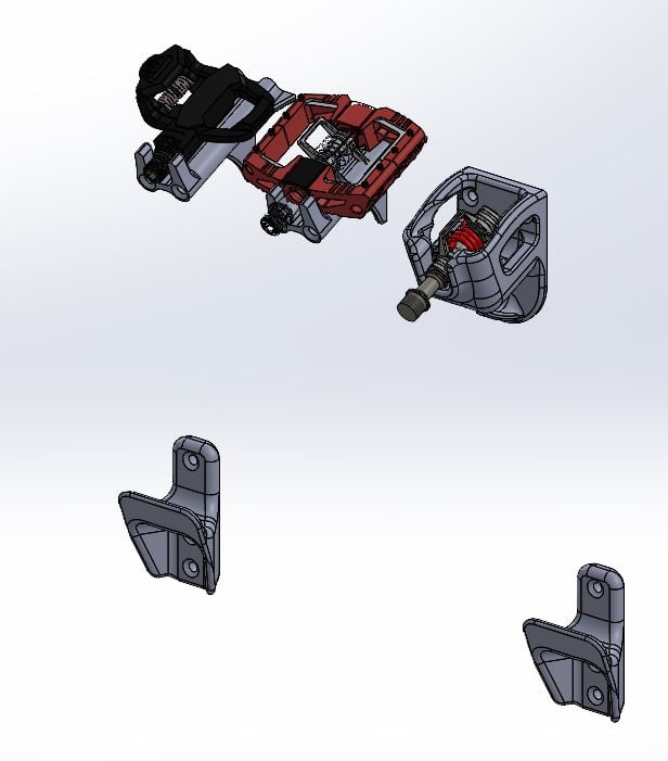 Bike Wall Mount Angled, Various sized Tires