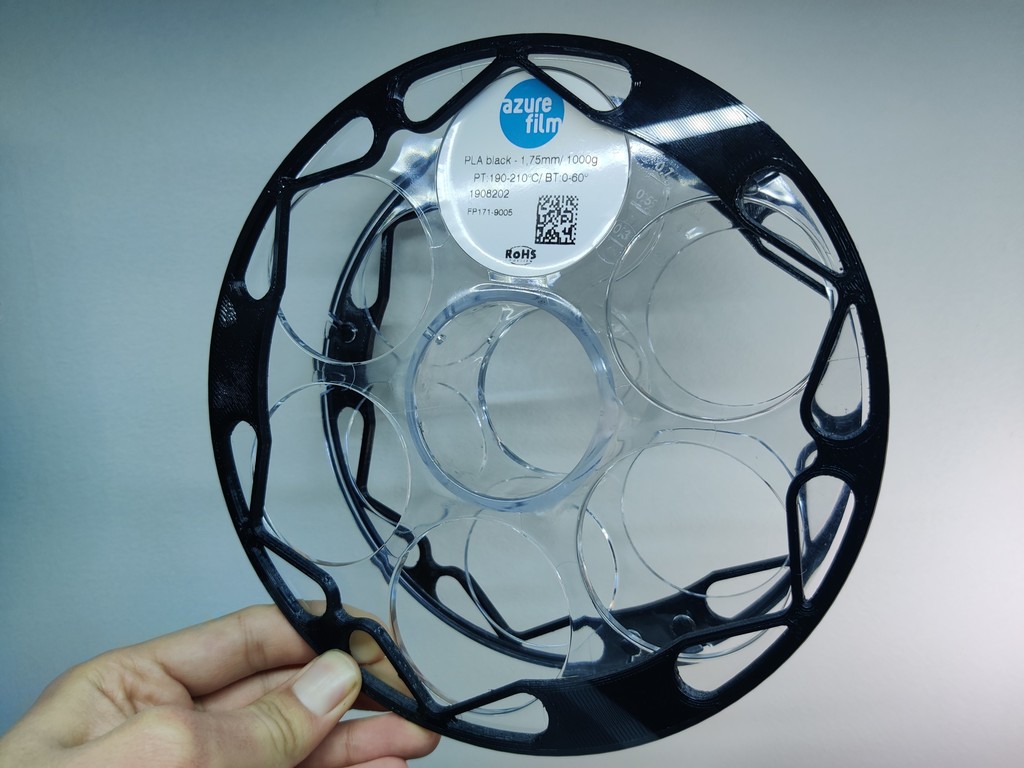 Azure Film Spool Adapter for Sunlu Filament Dryer