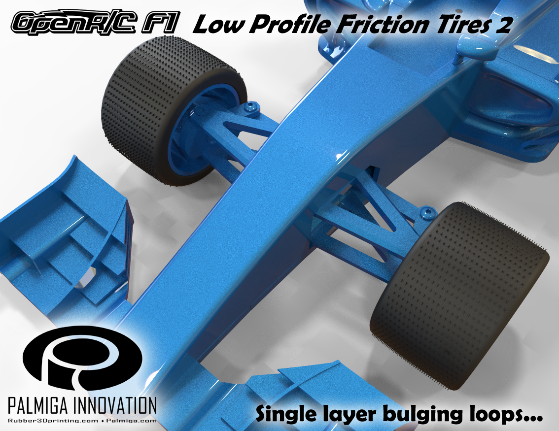 Low Profile Friction Tires 2 for OpenR/C F1 car