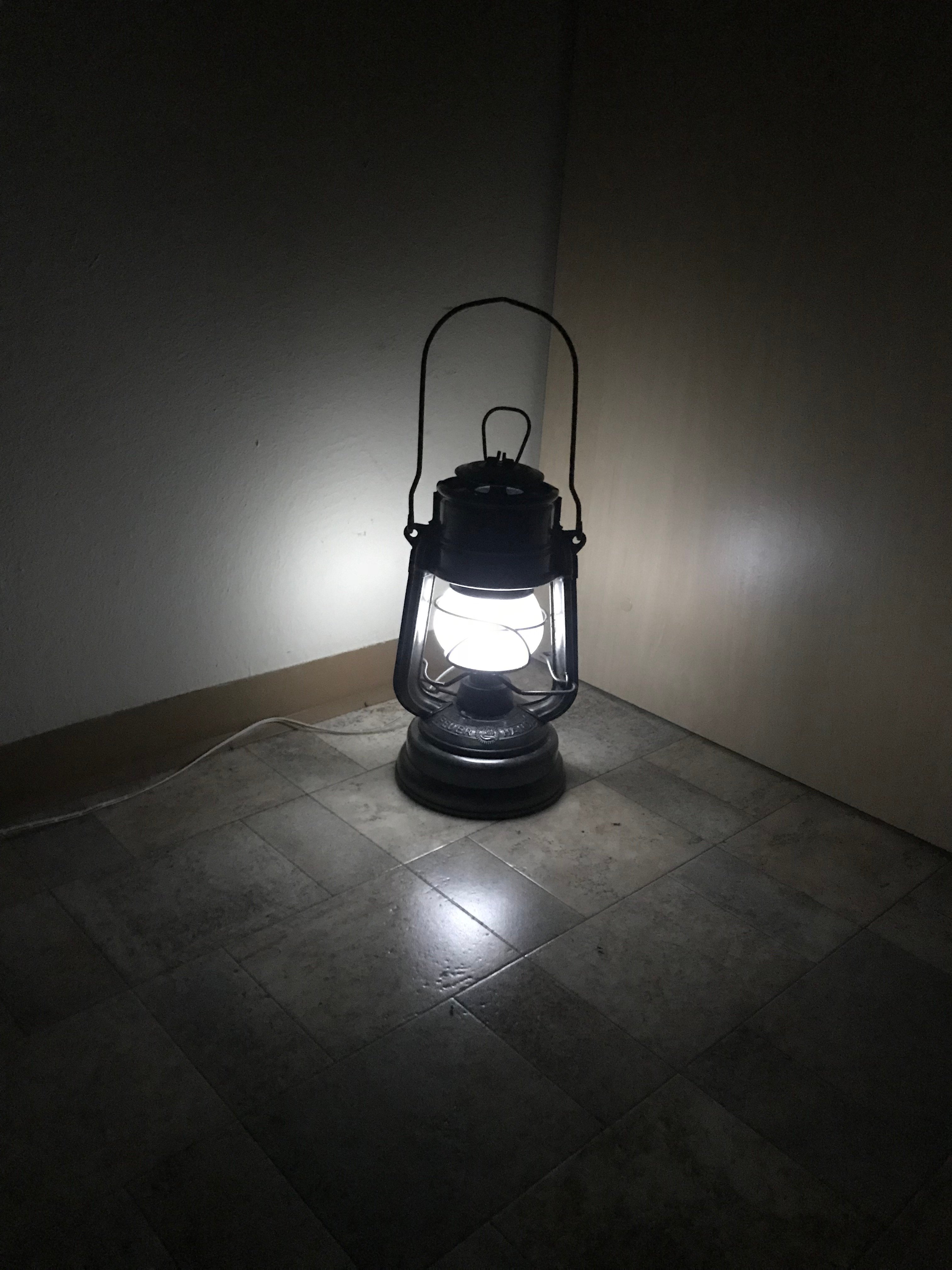 Oil lamp broken glass fix Feuerhand