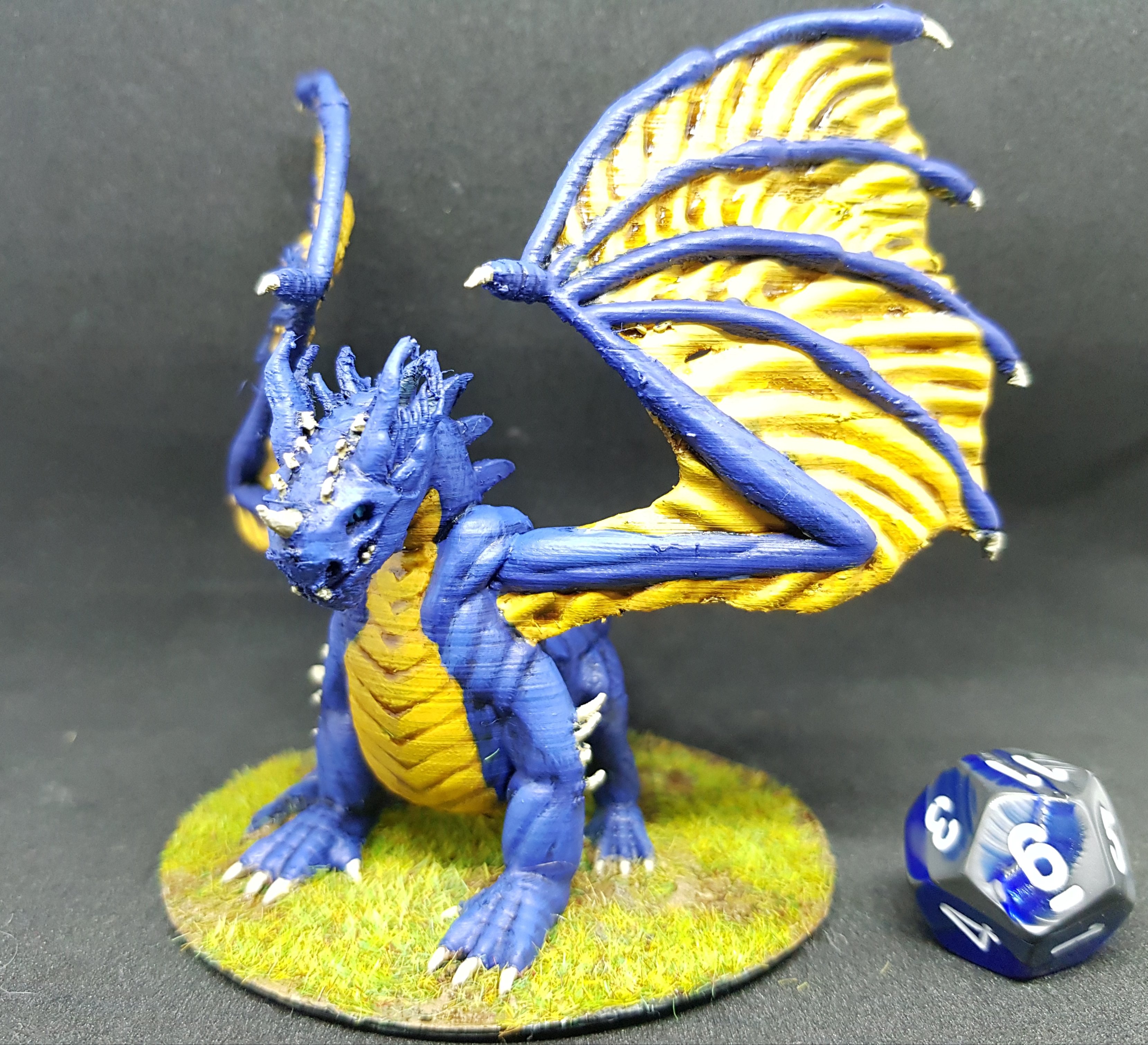 Image of Blue Dragon for 28mm Tabletop Roleplay