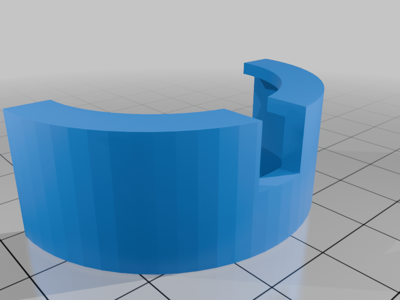 Very basic wall mount for round Temperature/Humidity Zigbee sensor