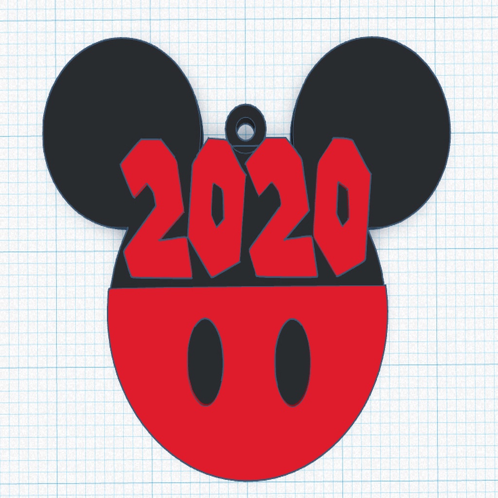2020 New Year Key Chain (Mouse Year)